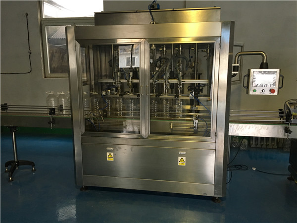 Kina fylld maskin för ätbar olja av linjär typ