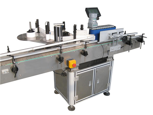 Automatisk klistermärke Tillverkare för märkning av runda flaskor
